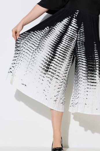 Plus size veliki brojevi Hlače širokih nogavica elastičnog strukaa za punije