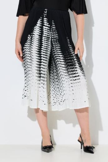 Plus size veliki brojevi Hlače širokih nogavica elastičnog strukaa za punije