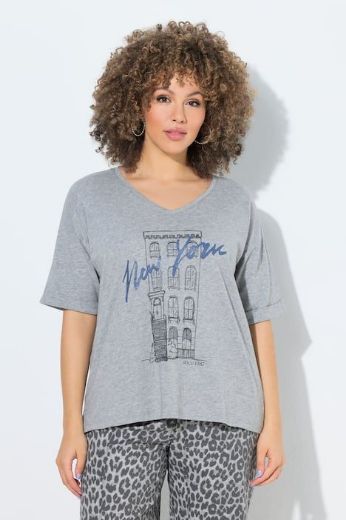 Plus size veliki brojevi Majica kratkih rukava šireg kroja za punije