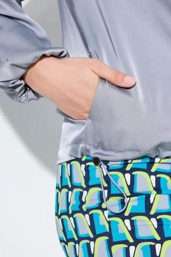 Plus size veliki brojevi Bluza dugih rukava s patentnim zatvaračem za punije