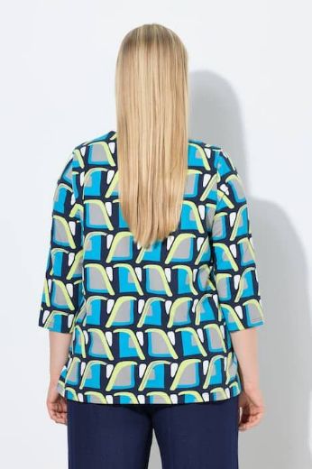 Plus size veliki brojevi Majica 3/4 rukava s izrezom za punije