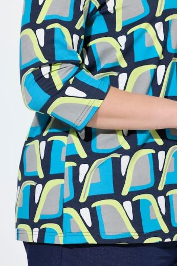 Plus size veliki brojevi Majica 3/4 rukava s izrezom za punije