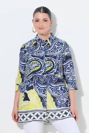 Plus size veliki brojevi Bluza duža 3/4 rukava za punije