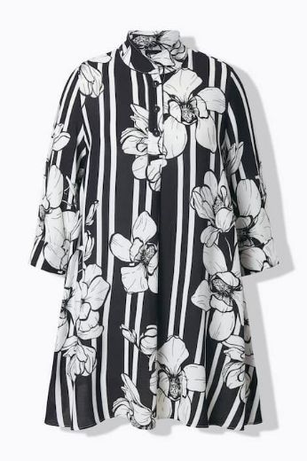 Plus size veliki brojevi Tunika 3/4 rukava za punije