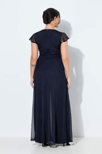 Plus size veliki brojevi Kombinezon kratkih rukava dvoslojni za punije