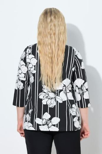 Plus size veliki brojevi Bluza 3/4 rukava A kroja za punije