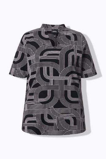 Plus size veliki brojevi Majica kratkih rukava s izrezom za punije