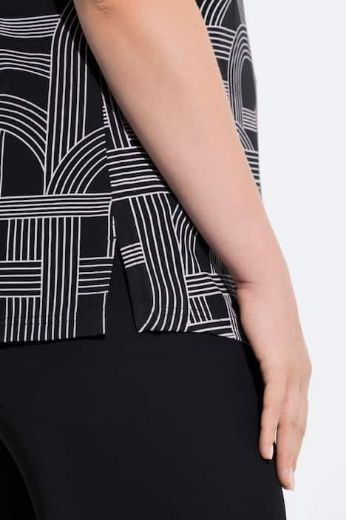 Plus size veliki brojevi Majica kratkih rukava s izrezom za punije