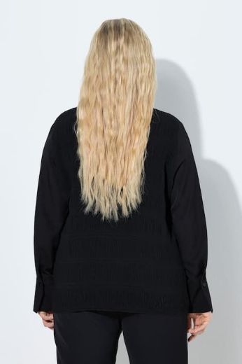 Plus size veliki brojevi Bluza dugih rukava strukturirana za punije