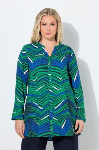 Plus size veliki brojevi Bluza dugih rukava produženog kroja za punije