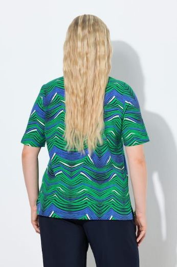 Plus size veliki brojevi Majica kratkih rukava V izreza za punije