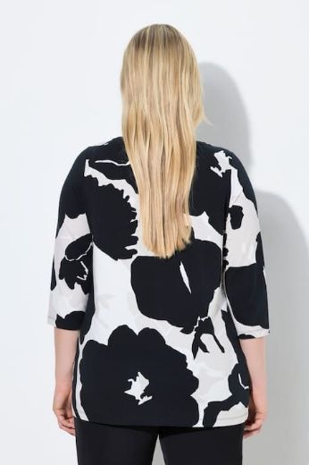 Plus size veliki brojevi Majica 3/4 rukava s ukrasima za punije