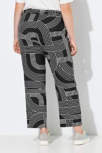 Plus size veliki brojevi Hlače širokih nogavica elastičnog struka za punije