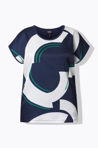 Plus size veliki brojevi Majica kratkih rukava šireg kroja za punije