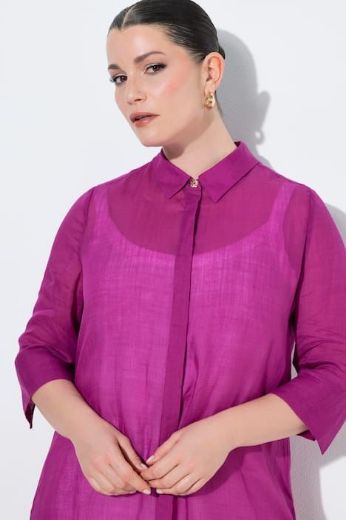 Plus size veliki brojevi Bluza 3/4 rukava dužeg kroja za punije