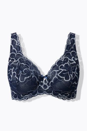 Plus size veliki brojevi Grudnjak sa žicom s dodatkom ukrasne čipke za punije