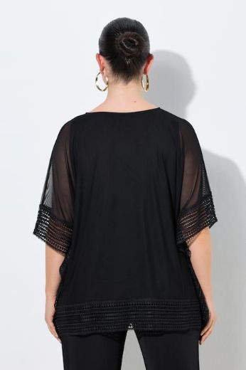 Plus size veliki brojevi Bluza 3/4 rukava V ovratnika za punije