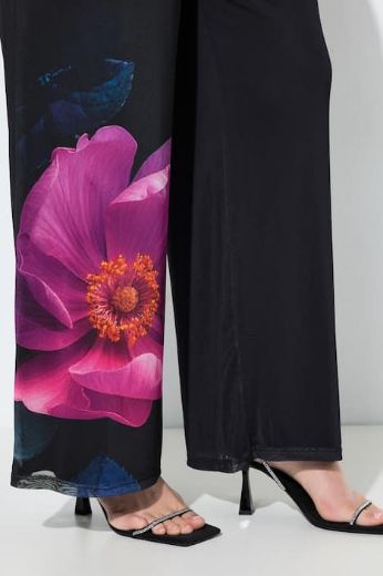 Plus size veliki brojevi Hlače od šifona širokih nogavica za punije