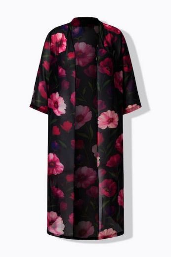 Plus size veliki brojevi Jakna lagana od šifona 3/4 rukava za punije