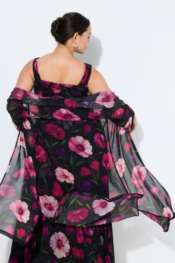 Plus size veliki brojevi Jakna lagana od šifona 3/4 rukava za punije