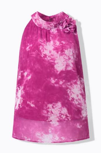 Plus size veliki brojevi Bluza elegantna bez rukava A kroja za punije