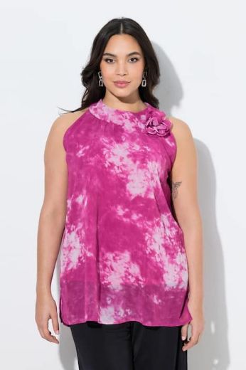 Plus size veliki brojevi Bluza elegantna bez rukava A kroja za punije