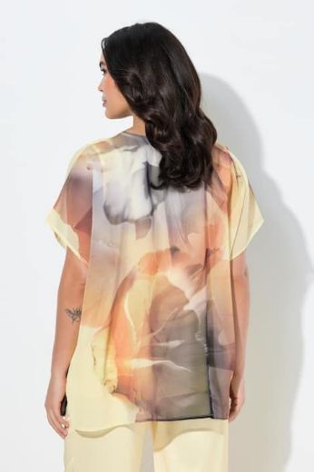 Plus size veliki brojevi Bluza elegantna kratkih rukava V ovratnika za punije