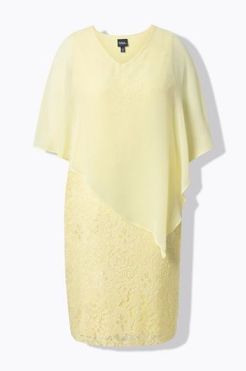 Plus size veliki brojevi Haljina elegantna 3/4 rukava A kroja za punije