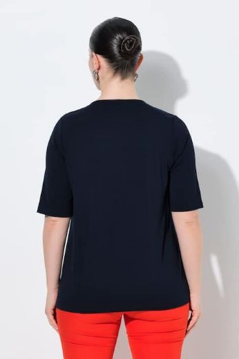 Plus size veliki brojevi Majica 2u1 na pruge za punije