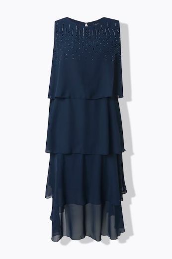 Plus size veliki brojevi Haljina maxi bez rukava za punije