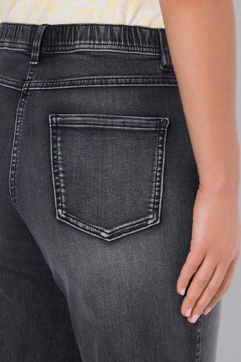 Plus size veliki brojevi Traperice širokih nogavica rastezljive za punije