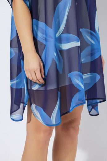 Plus size veliki brojevi Tunika poludugih rukava V izrez cvjetni uzorak za punije