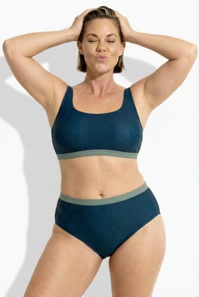 Veliki brojevi Kupaći kostim dvodijelni moda za punije