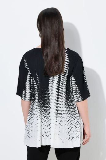 Plus size veliki brojevi Bluza kratkih rukava A linija za punije