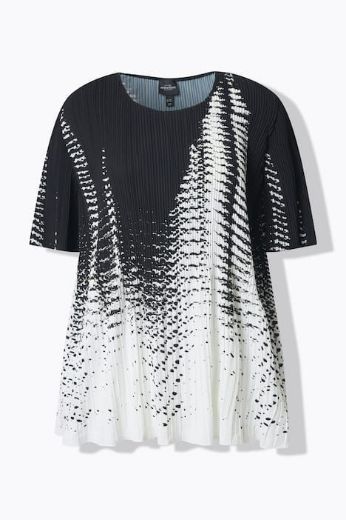 Plus size veliki brojevi Bluza kratkih rukava A linija za punije