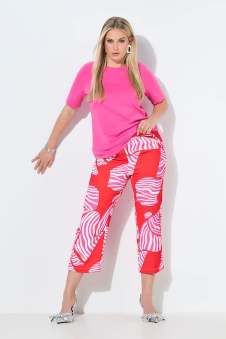 Plus size veliki brojevi Hlače 7/8 elastičnog strukaa za punije