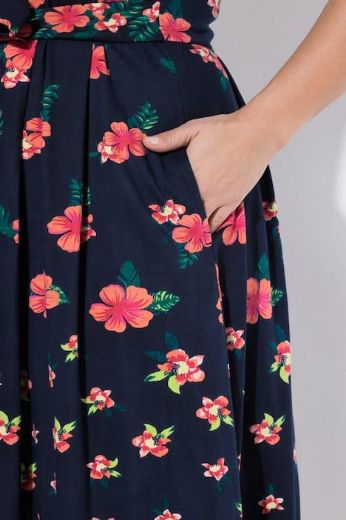 Plus size veliki brojevi Haljina maxi kratkih rukava za punije