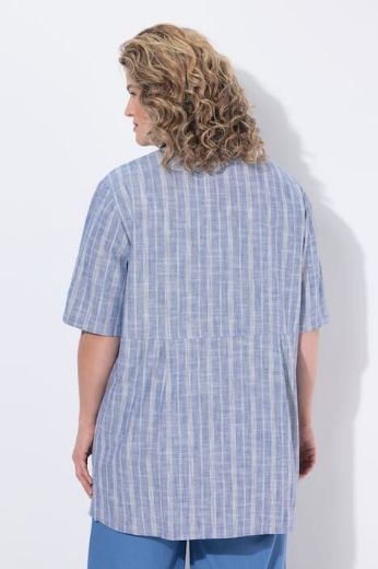 Plus size veliki brojevi Bluza kratkih rukava šireg kroja za punije