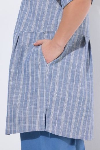 Plus size veliki brojevi Bluza kratkih rukava šireg kroja za punije