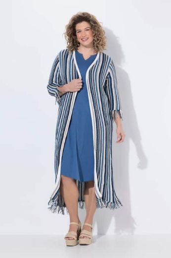 Plus size veliki brojevi Kardigan3/4 rukava dužeg kroja za punije