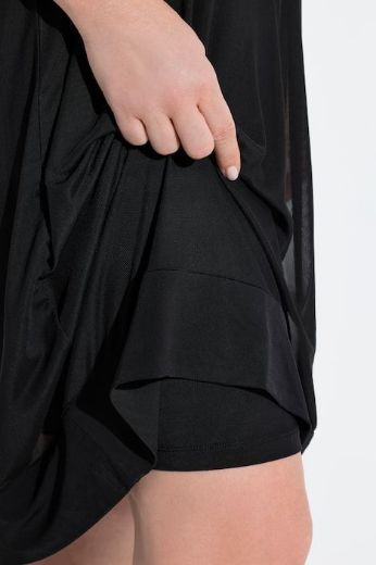 Plus size veliki brojevi Haljina mrežasta 3/4 rukava za punije