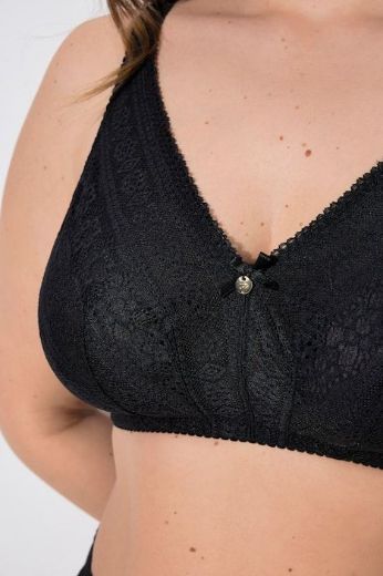 Plus size veliki brojevi Grudnjak bez žice s dodatkom čipke za punije