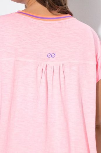 Plus size veliki brojevi Majica kratkih rukava V ovratnika za punije