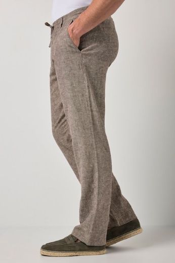 Plus size veliki brojevi Hlače dugih nogavica od lana za punije