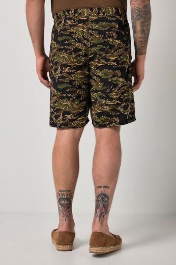 Plus size veliki brojevi Bermude od viskoze za punije