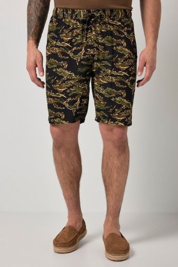 Plus size veliki brojevi Bermude od viskoze za punije