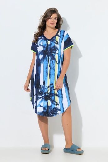 Plus size veliki brojevi Haljina kratkih rukava za punije