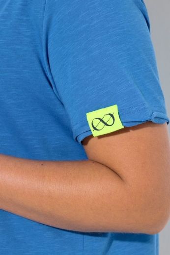 Plus size veliki brojevi Majica kratkih rukava V izreza za punije