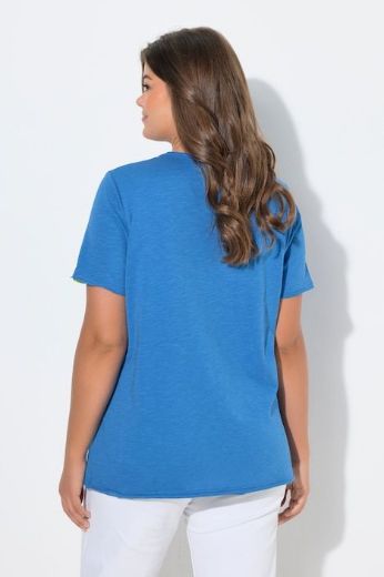 Plus size veliki brojevi Majica kratkih rukava V izreza za punije