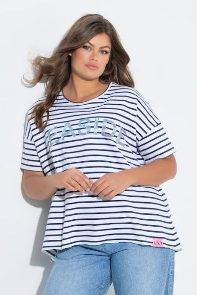 Veliki brojevi Majica kratkih rukava šireg kroja moda za punije